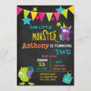 Search for monster birthday invitations Kids birthday party