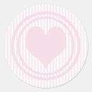 Search for pink white heart stripe striped stickers For her