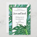 Search for rainforest wedding invitations Tropical