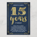 Search for 15th anniversary invitations Gold