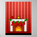 Search for christmas fireplace posters Garland