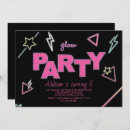Search for glow party invitations Trendy