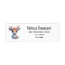 Search for baby deer return address labels Antlers