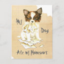 Search for butterfly dog postcards Puppy