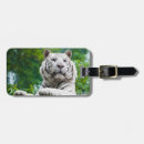 Search for tiger luggage tags White
