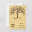 Search for tree rsvp wedding invitations Rustic