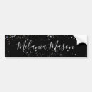 Search for glitter bumper stickers Black