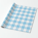Search for blue and white gingham wrapping paper Simple