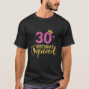 Search for birthday squad tshirts 30th