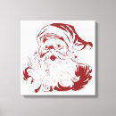 Search for 1950s christmas art Santa claus