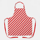 Search for red striped aprons Xmas