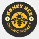 Search for honey business stickers Pure raw honey