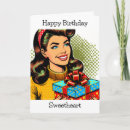 Search for vintage woman birthday cards Old fashioned