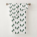 Search for pine trees bath towels Pattern