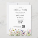 Search for summer watercolor flowers wedding invitations Wildflower