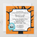 Search for orange monster invitations Blue