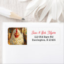 Search for funny chicken return address labels Humour