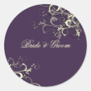Search for eggplant wedding stickers Dark