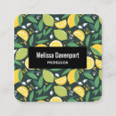 Search for fruit business cards Lime