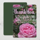 Search for pink funeral invitations Funeral thank you