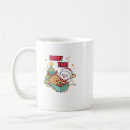 Search for cat and teddy bear mugs Mochi peach cat
