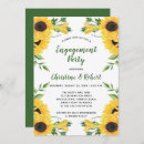 Search for sunflower engagement party invitations Fall