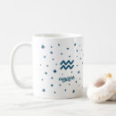 Search for aquarius zodiac sign mugs January birthday