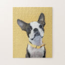 Search for cute boston terrier puzzles Dog