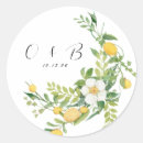 Search for chic monogram wedding stickers Bright
