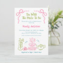 Search for bridal tea invitations Hand drawn