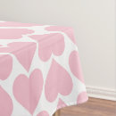 Search for valentines day tablecloths Pattern of hearts