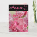 Search for august cards Gladiola