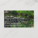 Search for row business cards Nature
