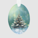 Search for light green christmas tree decorations Watercolor