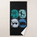 Search for skiing bath towels Skiers