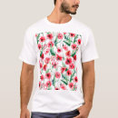 Search for red floral pattern tshirts Illustration