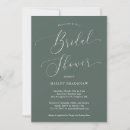 Search for forest green bridal shower invitations Elegant