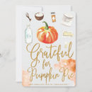 Search for pumpkin pie cards Watercolor