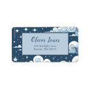 Search for baby star return address labels Blue