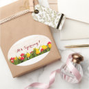 Search for spring oval stickers Flowers