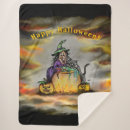 Search for halloween black cat blankets Witch