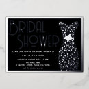 Search for black and silver bridal shower invitations Elegant