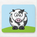 Search for cartoon cow mousepads Graphic