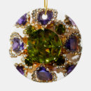 Search for amethyst gemstone christmas tree decorations Purple