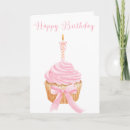 Search for pink cupcake cards Pretty