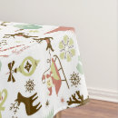 Search for retro christmas tablecloths Pattern