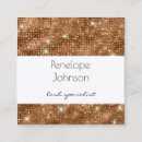 Search for bronze business cards Girly