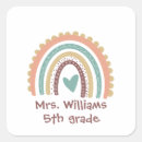 Search for modern teacher stickers Chic