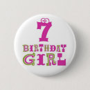 Search for 7th birthday badges Girl