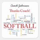 Search for team softball stickers Coach